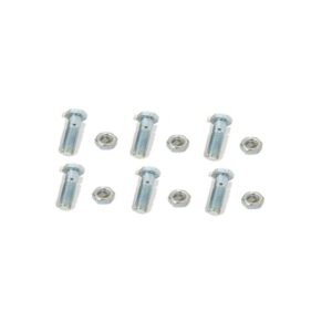 SYSCOM TOWERS TORN-TZ30G Paquete de 6 tornillos con tuercas de acero inoxidable 1/4 x 1 1/4”.