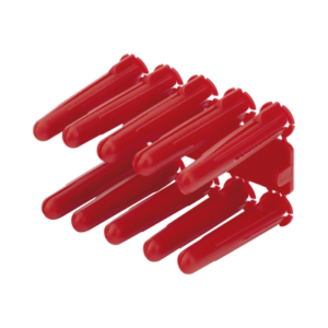 THORSMAN TP-2X Taquete de 1/4 plástico paquete de 100 piezas para fijar objetos con tornillo en muros y techos de concreto o superficies sólidas, compatible con tornillo TH10X de 10 x 1 1/2" (1103-03100)