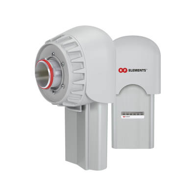 RF ELEMENTS TPADAPTOR-RM5SV2 Adaptador TwistPort sin perdidas para ROCKETM5 con blindaje de aluminio para disminuir interferencia, 5180-6400 MHz, listo para antena simetrica