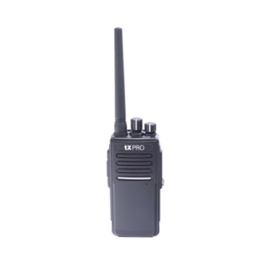 TXPRO TX-680-AU Radio Portátil UHF 400-512 MHz, Digital DMR-Analógico, 5 W, Incluye antena, batería, cargador y clip