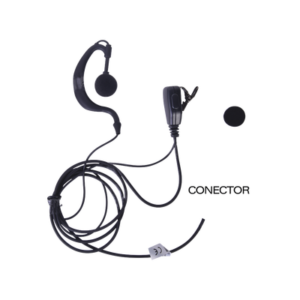 TXPRO TXEHK04 Micrófono - audífono de solapa ajustable al oído para KENWOOD PKT23K