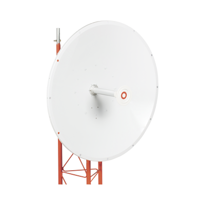 TXPRO TXP4865D34DP Antena direccional de 3ft, 4.9 a 6.5 GHz, Ganancia 34 dBi, Conectores N-Hembra, Polarización doble, incluye montaje para torre o mástil