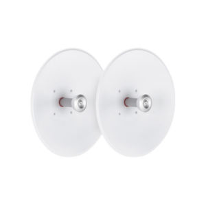 RF ELEMENTS UD-TP-27 Paquete de 2 antenas UltraDish de 27.5 dBi, conector tipo Twistport y montaje innovador, 5180 - 6400 MHz