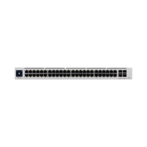 UBIQUITI USW-PRO-48-POE UniFi Switch USW-Pro-48-POE Gen2, Capa 3 de 48 puertos PoE 802.3at/bt + 4 puertos 1/10G SFP+, 600W, pantalla informativa