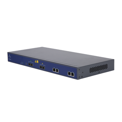 V-SOL V1600-D2 OLT de 2 puertos EPON con 4 puertos Uplink (2 puertos Gigabit Ethernet + 2 puertos SFP), hasta 128 ONUs
