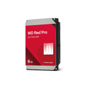 WESTERN DIGITAL (WD) WD6005FFBX Disco Duro Red Pro de 6TB / 7200 RPM / Optimizado para NAS / Uso 24-7 / 5 Años de Garantia