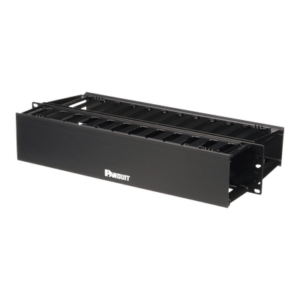 PANDUIT WMP1E Organizador de Cables Horizontal PatchLink, Doble (Frontal y Posterior), Para Rack de 19in, 2UR