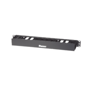 PANDUIT WMPFSE Organizador de Cables Horizontal PatchLink, Sencillo (Solo Frontal), Para Rack de 19in, 1UR
