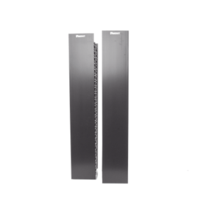 PANDUIT WMPVHC45E Organizador Vertical Doble NetRunner, para Rack Abierto de 45 Unidades, 6.7in de Ancho, Color Negro
