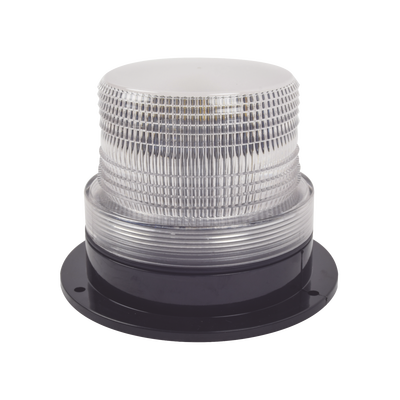 EPCOM INDUSTRIAL SIGNALING X126-W Burbuja brillante de Larga Vida Útil, con 8 LEDs, Color Claro, Domo Claro