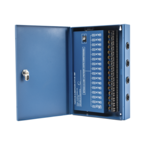 EPCOM POWERLINE XP-16DC-20-4KV Fuente de Poder Profesional HEAVY DUTY @ 20 Amperes / 16 Canales / Hasta 1.25A por Salida / Ajuste Independiente de 11 a 15 Vcc por Salida / Protección Contra Sobrecargas / Filtro de Ruido Especial para Cámaras 4K.