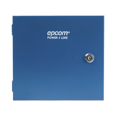EPCOM POWERLINE XP8-DC-16-4KV Fuente de Poder Profesional HEAVY DUTY @ 16 Amperes / 8 Canales / Hasta 2A por Salida / Ajuste independiente de 11 a 15 Vcc por Salida / Protección Contra Sobrecargas / Filtro de Ruido Especial para Cámaras 4K.