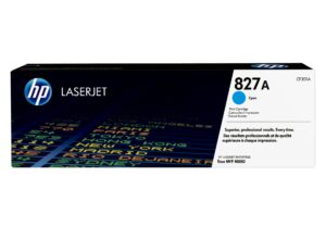 Tóner HP Cartucho original de tóner cian 827A LaserJet