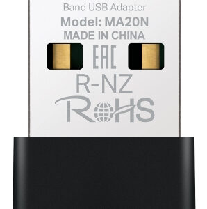 MA20N AC650 nano wireless USB adapter dual band Made in China RoHS label