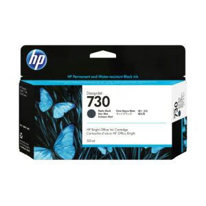 Repuesto para Impresora HP Cartucho de tinta DesignJet 730 de 130 ml, negro mate