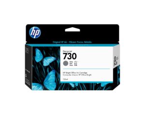 Repuesto para Impresora HP Cartucho de tinta DesignJet 730 de 130 ml, gris
