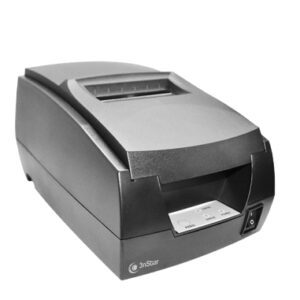 JFM Technology Compact thermal label printer 3nStar with feed slot and front control panel used for printing shipping labels