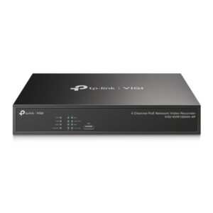 NVR TP Link TP-Link VIGI NVR1004H-4P grabadora de vídeo en red (NVR) Negro
