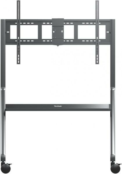 JFM Technology Mobile tv cart with adjustable horizontal mounting frame and casters wheeled stand