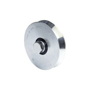 COMUNELLO 1150-1040-001 (300V-100) - Rueda con Ranura en "V" Ø 98 / Para Puertas Corredizas / Peso de Arrastre 220 Kg (el Doble con las 2 Ruedas) / Acero C-40