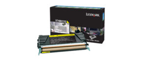 Tóner Lexmark X748H1YG cartucho de tóner 1 pieza(s) Original Amarillo