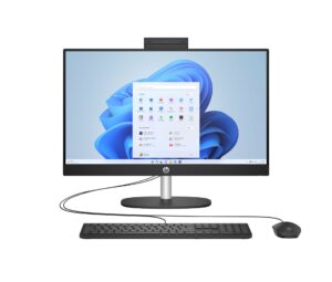 Todo en Uno HP All-in-One 24-cr0234la PC AMD Ryzen™ 3 7320U 60,5 cm (23.8″) 1920 x 1080 Pixeles 8 GB LPDDR5-SDRAM FreeDOS Wi-Fi 6 (802.11ax) Negro
