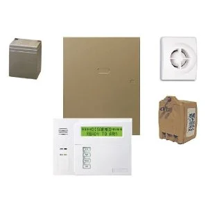 HONEYWELL HOME RESIDEO KIT-VISTA48/6160RF-T Kit de Alarma VISTA48LA / Incluye Panel, Gabinete, Teclado Programador con Receptor y Trasformador