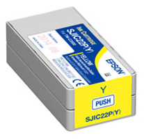 Cartucho de Tinta Epson SJIC22P(Y) cartucho de tinta 1 pieza(s) Original Amarillo