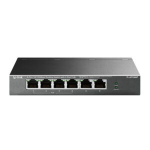 Switch TP Link TP-Link TL-SF1006P dispositivo de redes No administrado Fast Ethernet (10/100) Energía sobre Ethernet (PoE) Negro