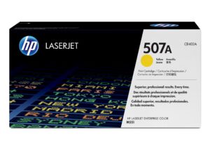 Tóner HP Cartucho original de tóner amarillo 507A LaserJet