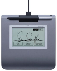 Wacom STU-430 Signature pad tableta gráfica Negro, Gris 2540 lpi 96 x 60 mm USB