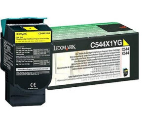 Tóner Lexmark C544, X544 Yellow Extra High Yield Return Programme Toner Cartridge (4K) cartucho de tóner Original Amarillo