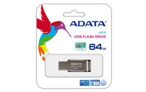 Memoria USB ADATA USB 64GB 3.0 unidad flash USB USB tipo A 3.2 Gen 1 (3.1 Gen 1) Gris