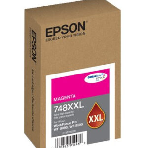 JFM Technology Boxed Epson magenta 748XL ink cartridge with DuraBrite Pro label and XXL badge on the front