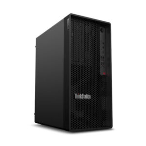 JFM Technology Thinkstation black desktop tower with honeycomb front grille and front io ports usb power