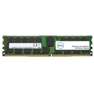 JFM Technology Pair of Dell branded DDR RAM memory modules with gold edge connectors and white labels against a green PCB surface