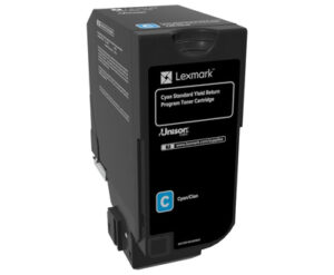 Tóner Lexmark 74C4SC0 cartucho de tóner 1 pieza(s) Original Cian