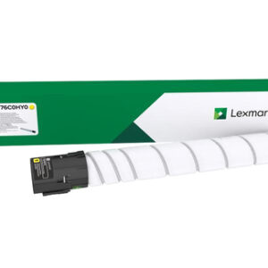 JFM Technology Lexmark toner cartridge in front of a green and white lexmark box
