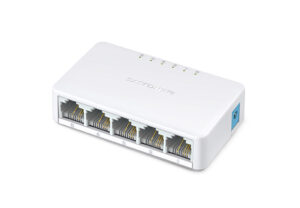 Switch TP Link Mercusys MS105 dispositivo de redes No administrado Fast Ethernet (10/100) Blanco
