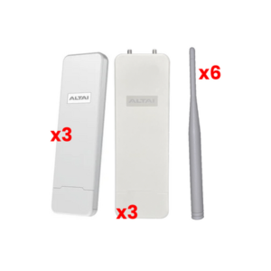 ALTAI TECHNOLOGIES 3PACKC1XN+ SD.C1-XN01-US PUNTO DE ACCESO SUPER WIFI CONECTORIZADO 2.4 GHZ 802.11B/G/N KIT3