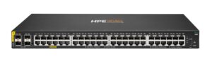 Switch Hewlett Packard Enterprise HPE Aruba Networking CX 6100 48G Class4 PoE 4SFP+ 370W Switch