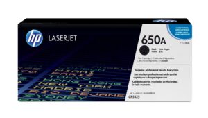 Tóner HP Cartucho original de tóner negro 650A LaserJet