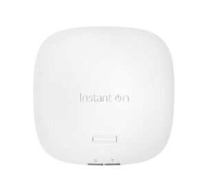 Hewlett Packard Enterprise HPE Aruba Networking Networking Instant On Indoor Access Point 2×2 Wi-Fi 6 (RW) AP22
