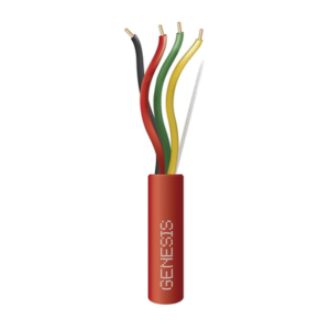 HONEYWELL HOME RESIDEO 43071104 Carrete de cable 4 x 18 AWG FPLR para Incendio / 305 mts / Resistente a la Luz Solar / Sin Blindaje / Para Aplicaciones de Incendio