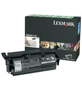 Tóner Lexmark T654 cartucho de tóner Original Negro