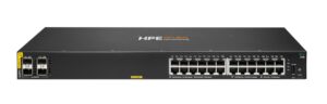 Switch Hewlett Packard Enterprise HPE Aruba Networking CX 6100 24G Class4 PoE 4SFP+ 370W Switch