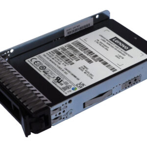 Lenovo 2 5 inch enterprise hard drive in a hot swap drive sledcaddy with a black front bezel