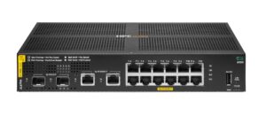 Switch Hewlett Packard Enterprise HPE Aruba Networking CX 6100 12G Class4 PoE 2G/2SFP+ 139W Switch