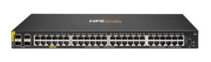 Switch Hewlett Packard Enterprise HPE Aruba Networking CX 6000 48G Class4 PoE 4SFP 370W Switch