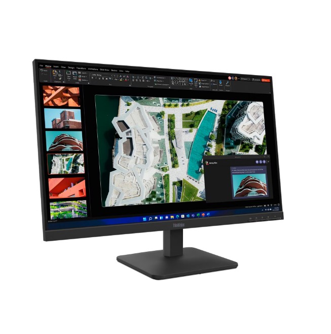 Monitor Lenovo Monitor ThinkVision S274 Soporte de inclinacin Pantalla FHD de 27 pulgadas con panel IPS Cobertura del espacio de colo